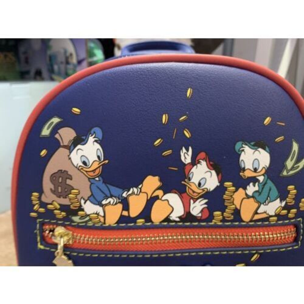 Loungefly Disney DuckTales Gold Coins Scrooge McDuck Mini Backpack NWT - Picture 6 of 9